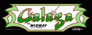 Galaga arcade marquee
