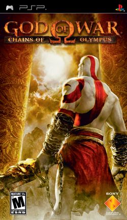 Box artwork for God of War: Chains of Olympus.