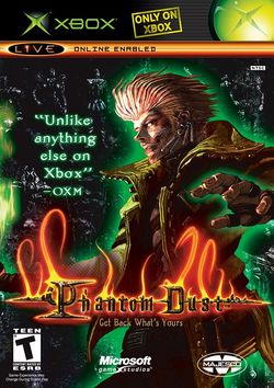 Box artwork for Phantom Dust.