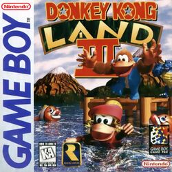 Box artwork for Donkey Kong Land III.