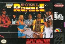Box artwork for WWF Royal Rumble.