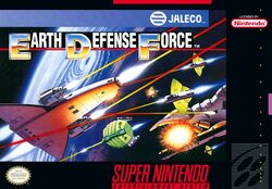 Box artwork for Earth Defense Force.