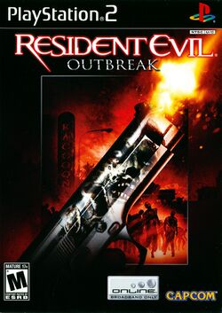 Box artwork for Resident Evil Outbreak.