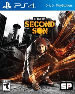 Box artwork for inFAMOUS Second Son.