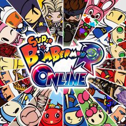 Box artwork for Super Bomberman R Online.