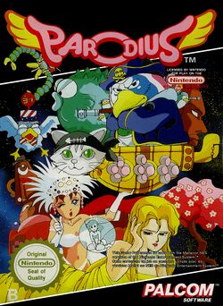 Box artwork for Parodius Da! -Shinwa Kara Owarai E-.