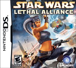 Box artwork for Star Wars: Lethal Alliance.