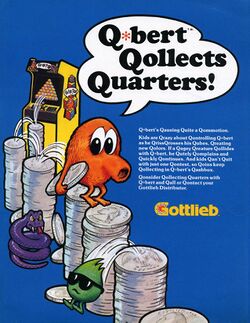 Box artwork for Q*bert.