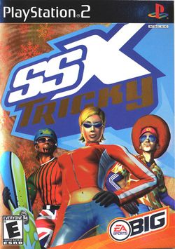 Box artwork for SSX Tricky.