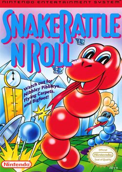 Box artwork for Snake Rattle N Roll.