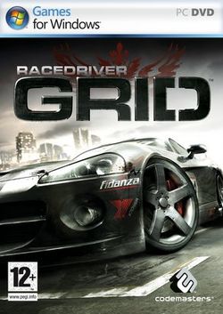 Box artwork for Race Driver: GRID.