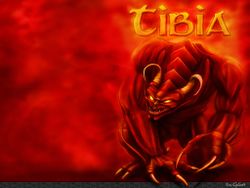 Box artwork for Tibia.