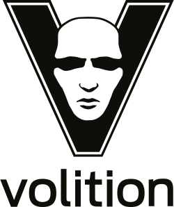 Volition's company logo.