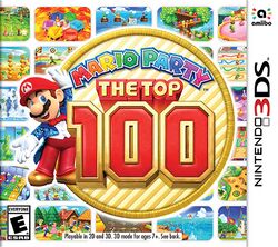 Box artwork for Mario Party: The Top 100.