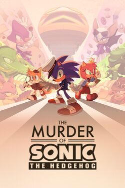Box artwork for The Murder of Sonic the Hedgehog.