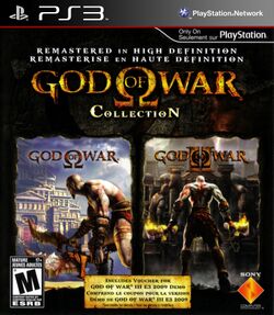 Box artwork for God of War Collection.