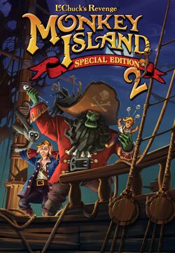 Box artwork for Monkey Island 2 Special Edition: LeChuck's Revenge.