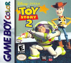Box artwork for Toy Story 2.