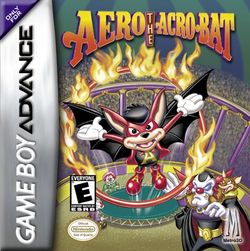 Box artwork for Aero the Acro-Bat.