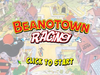 Beanotown Racing title screen.jpg