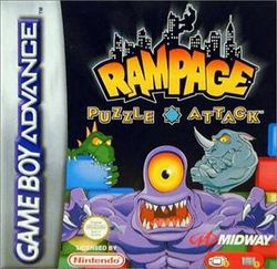 Box artwork for Rampage Puzzle Attack.