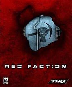 Box artwork for Red Faction.