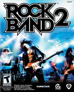 Box artwork for Rock Band 2.