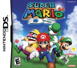 Box artwork for Super Mario 64 DS.