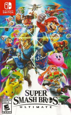 Box artwork for Super Smash Bros. Ultimate.