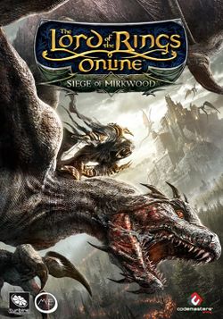 Box artwork for The Lord of the Rings Online: Siege of Mirkwood.