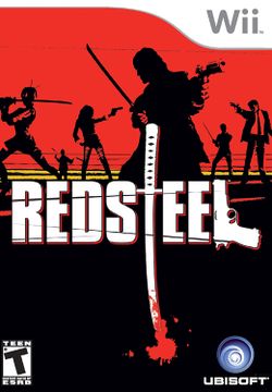 Box artwork for Red Steel.
