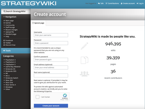 StrategyWiki:Guide/Sign up — StrategyWiki | Strategy guide and game ...