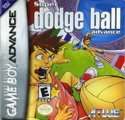 Box artwork for Super Dodge Ball Advance.