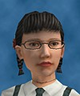 Angie Tall female with black hair and wire-frame glasses.