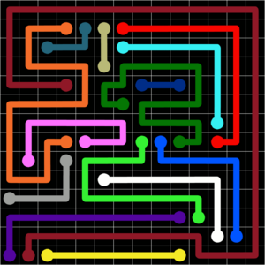 Flow Free Jumbo Pack Grid 14x14 Level 12.png