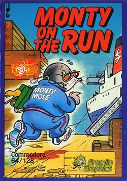 Box artwork for Monty on the Run.