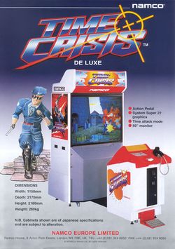 Box artwork for Time Crisis.