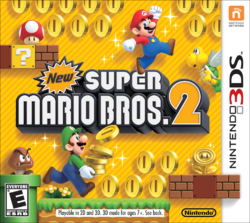 Box artwork for New Super Mario Bros. 2.