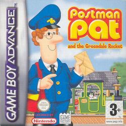 Box artwork for Postman Pat and the Greendale Rocket.