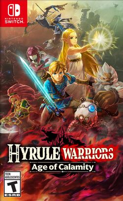 Box artwork for Hyrule Warriors: Age of Calamity.