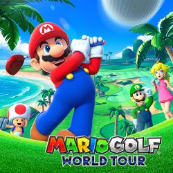 Box artwork for Mario Golf: World Tour.