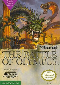 Box artwork for The Battle of Olympus.