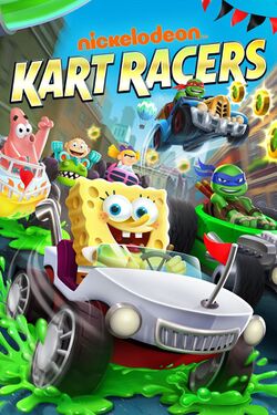 Box artwork for Nickelodeon Kart Racers.