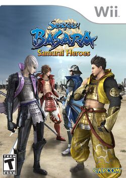 Box artwork for Sengoku Basara: Samurai Heroes.
