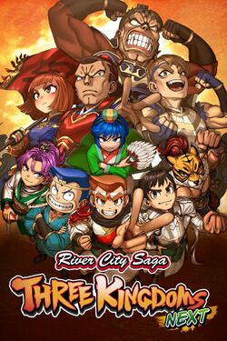 Box artwork for River City Saga: Three Kingdoms Next.