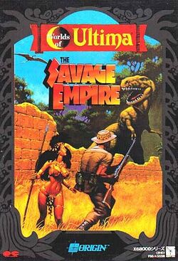 Box artwork for Worlds of Ultima: The Savage Empire.
