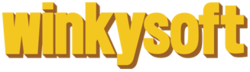 Winky Soft's company logo.