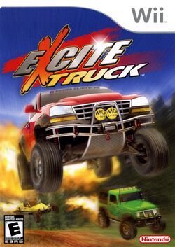 Box artwork for Excite Truck.