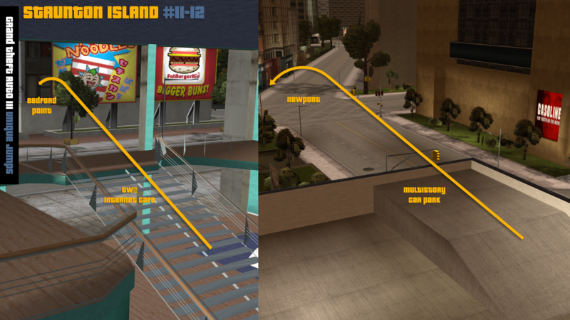 Grand Theft Auto III/Unique Stunt Jumps — StrategyWiki, the video game