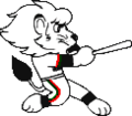 The Seibu Lions' larger logo.